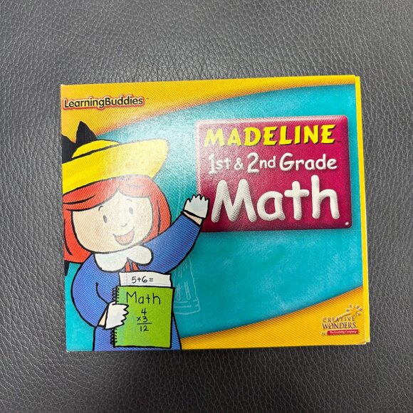 Madeline 1st & 2nd Grade Math Ages 6-9 Learning As Is PC CD 1999 - Picture 1 of 3